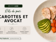 Roti de porc carotte avocat