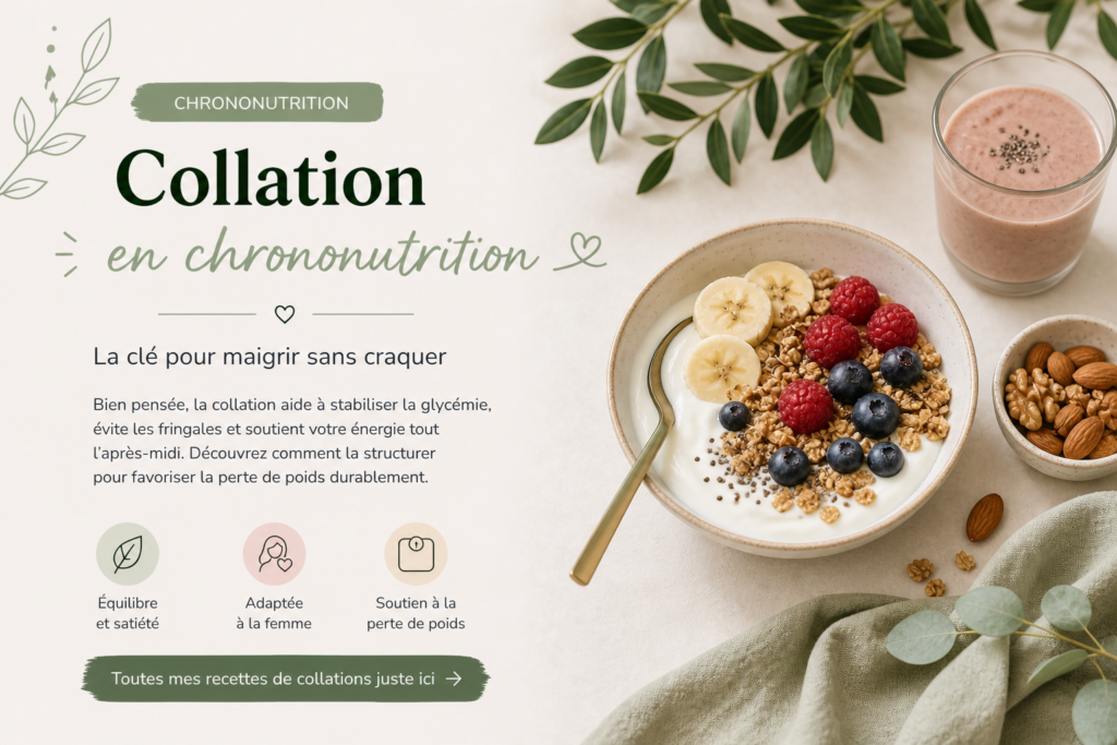 Collation en chrononutrition